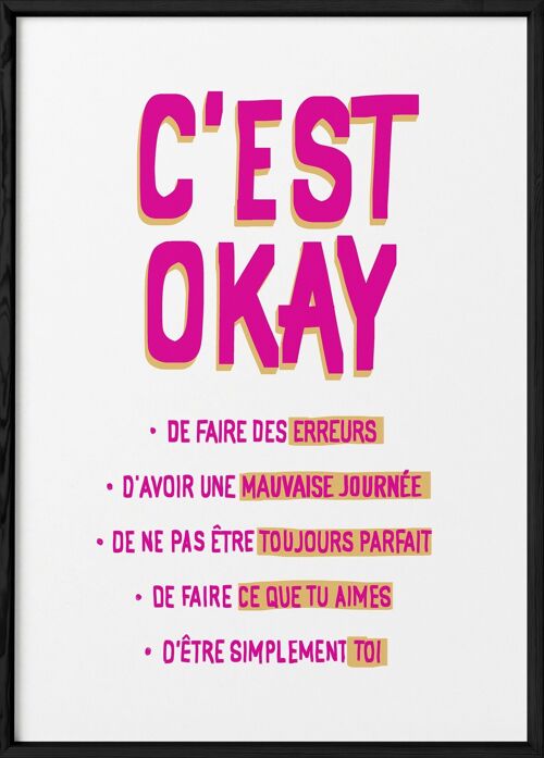 Affiche C'est okay