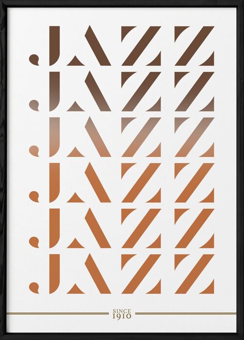 Affiche Jazz since 1910