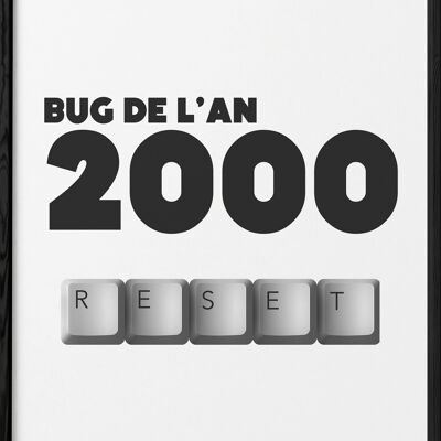 Jahr 2000 Bug-Poster