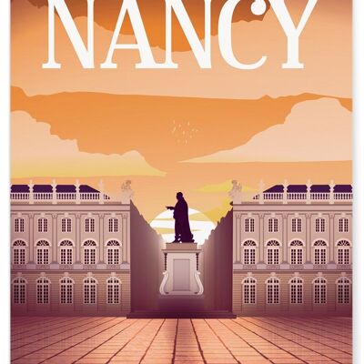 Manifesto illustrativo della città di Nancy