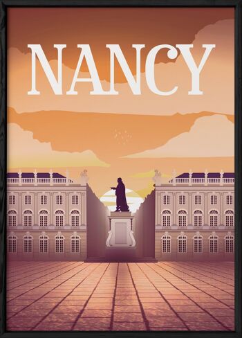 Affiche illustration de la ville de Nancy 3