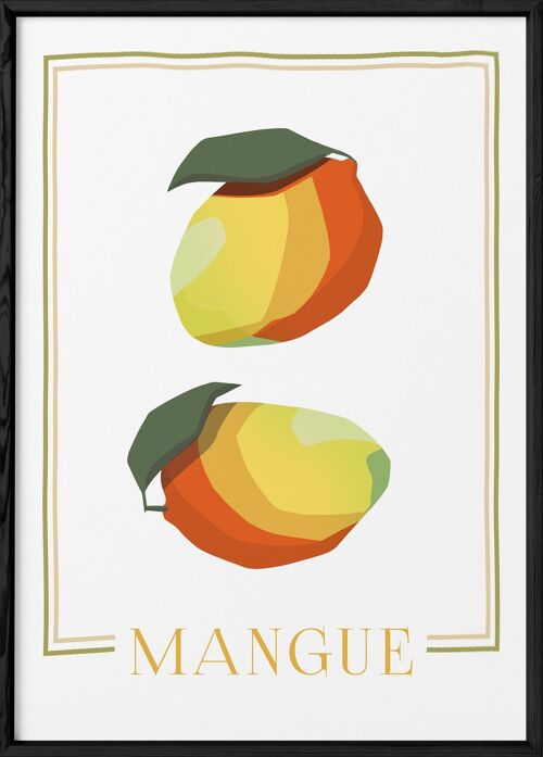 Affiche Abstract Mangue