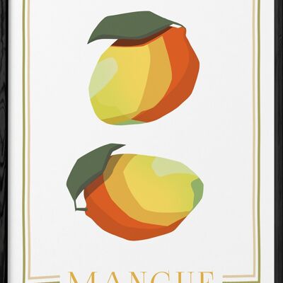 Affiche Abstract Mangue