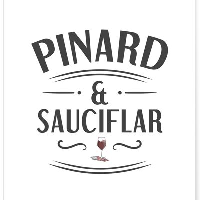 Affiche Pinard & Sauciflar - humour