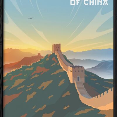 Plakat der Chinesischen Mauer