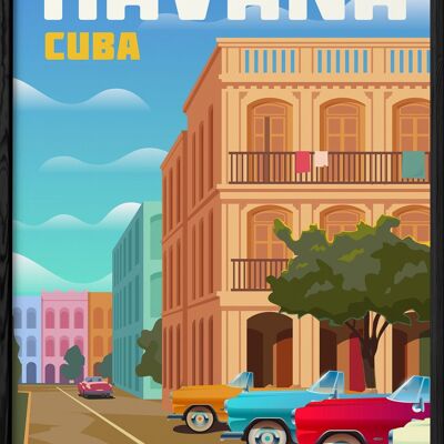 Affiche Cuba La Havane