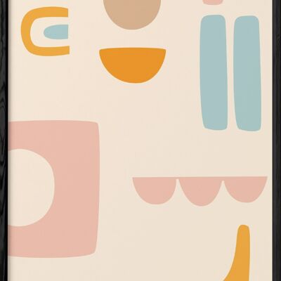 Affiche Abstract Figures 8