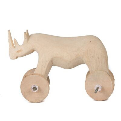 Rouleaux Houten Dieren Neushoorn