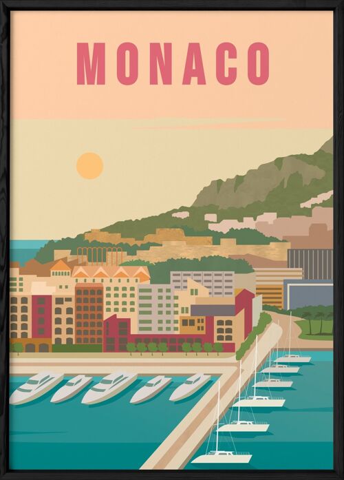 Affiche Monaco