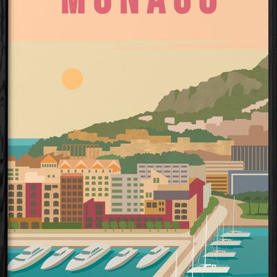 Affiche Monaco