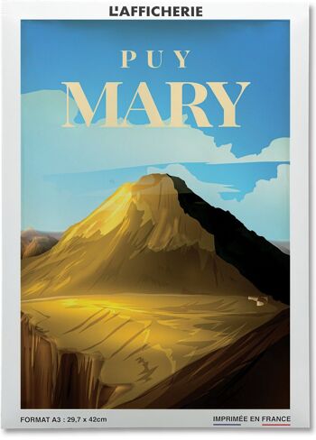 Affiche illustration du Puy Mary 2
