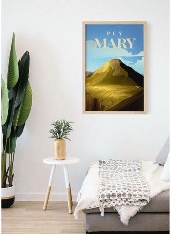 Affiche illustration du Puy Mary 4