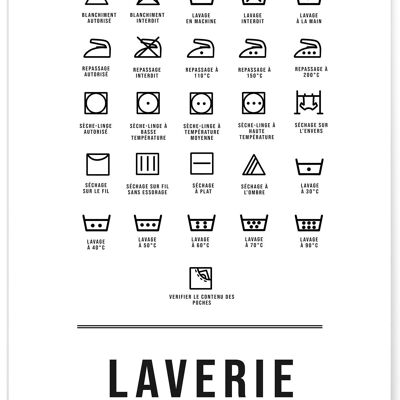 Affiche Laverie