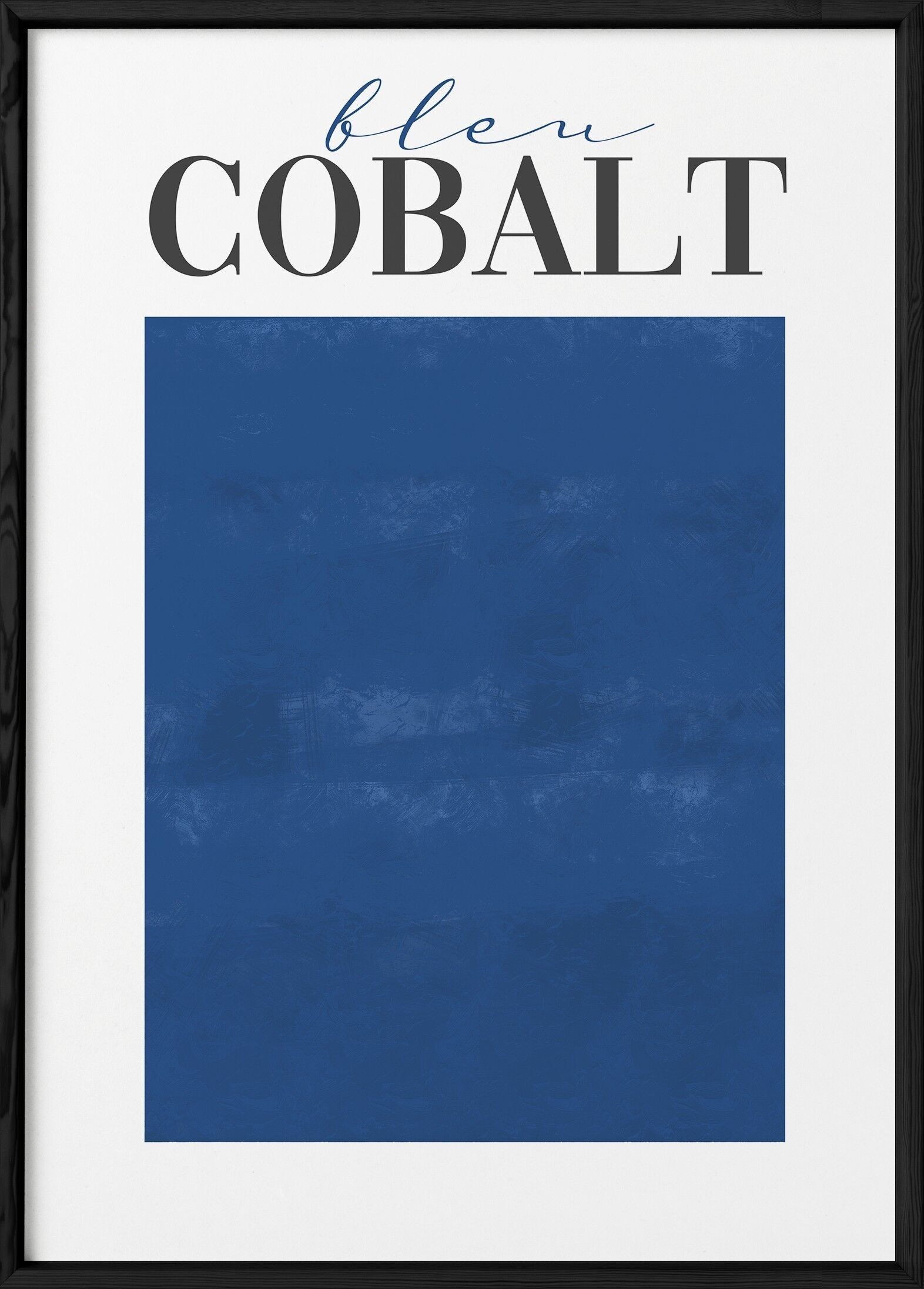 Manifesto blu cobalto