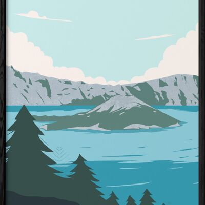 Crater lake poster