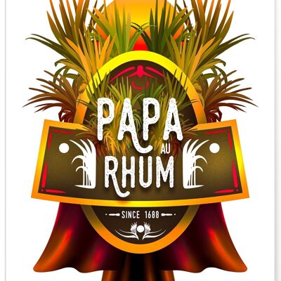 Manifesto di papà al rum