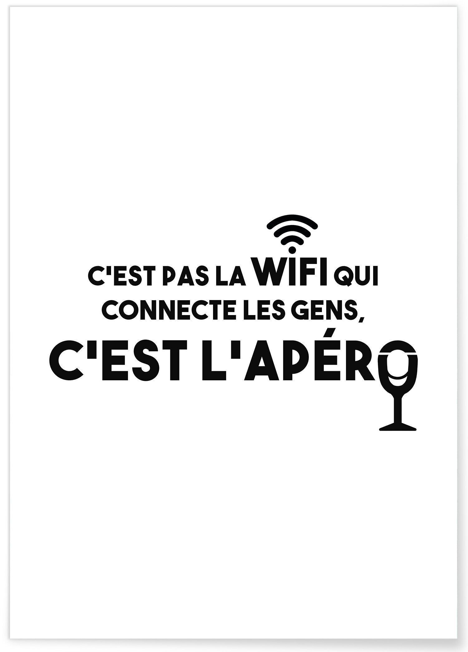 Poster Aperitivo Connection - umorismo