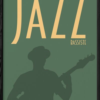 Affiche Jazz Bassiste
