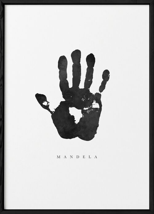 Affiche Mandela's hand
