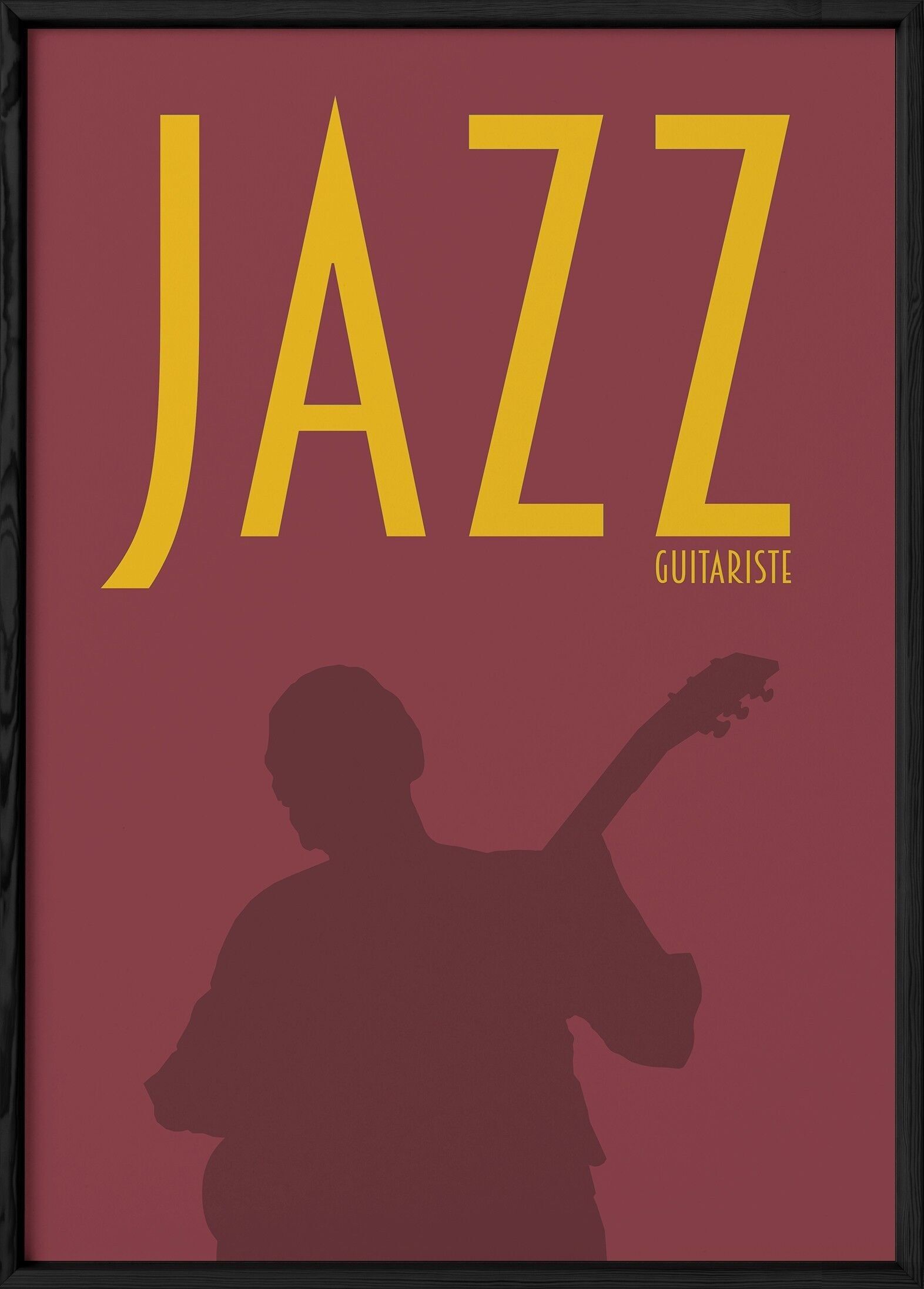 Jazz-Gitarrist-Plakat