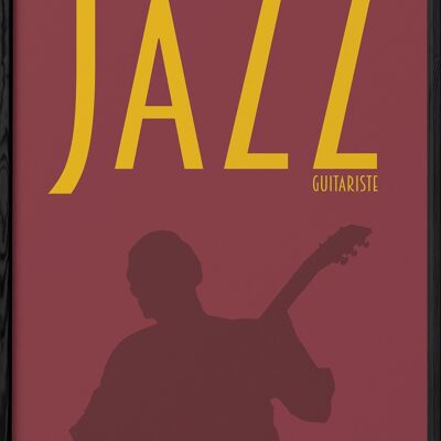 Jazz-Gitarrist-Plakat