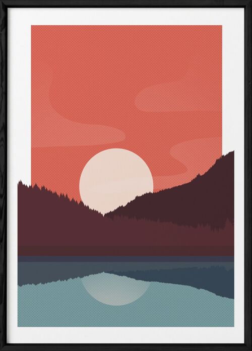 Affiche Landscape Sunset