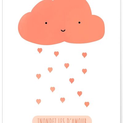 Poster per bambini: "Inondali di amore"
