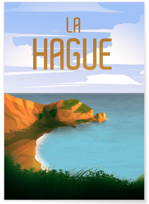 Affiche illustration de La Hague