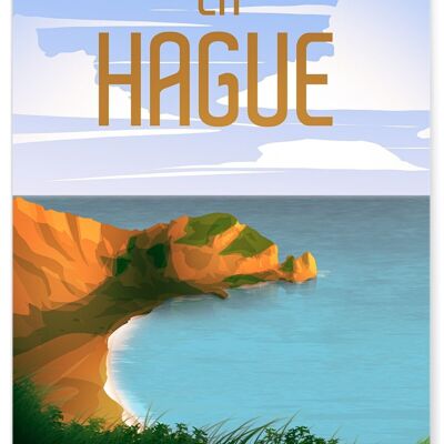 Illustration poster of The Hague
