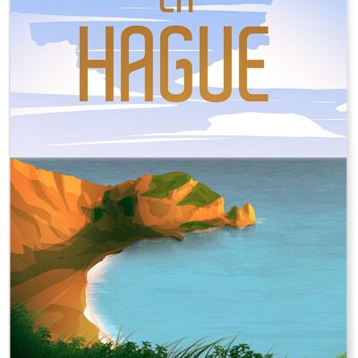 Affiche illustration de La Hague