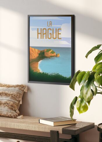 Affiche illustration de La Hague 4