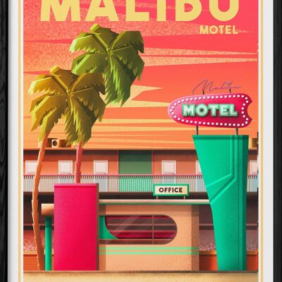 Malibu-Motel-Plakat
