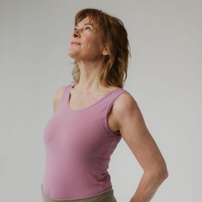 Yoga top made of organic cotton - Bee Top, cosmee