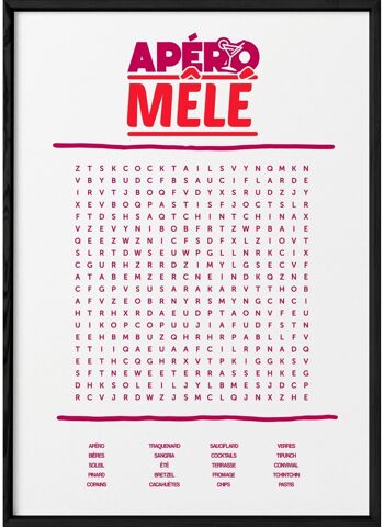 Affiche Apéro Mêlé - humour 3