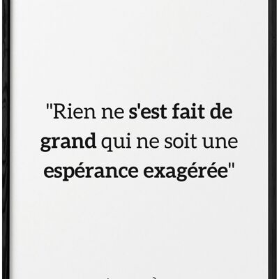 Affiche citation Jules Verne "Rien ne s'est fait..."