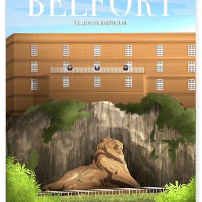 Cartel ilustrativo de la ciudad de Belfort