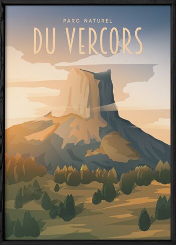 Affiche illustration du Parc du Vercors 3