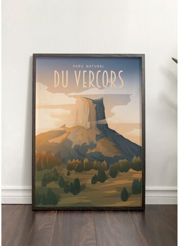 Affiche illustration du Parc du Vercors 4