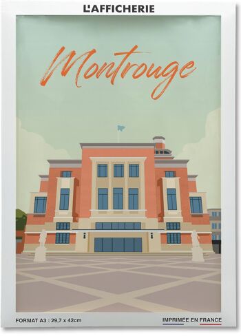 Affiche illustration de la ville de Montrouge 2