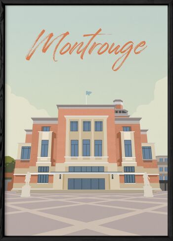 Affiche illustration de la ville de Montrouge 3