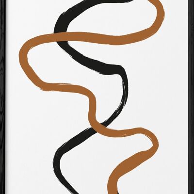 Abstract Line 1 Poster