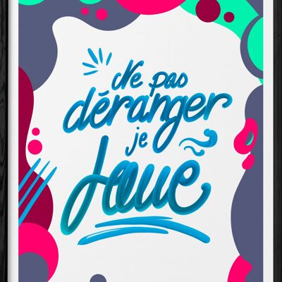 Affiche "Ne pas déranger"