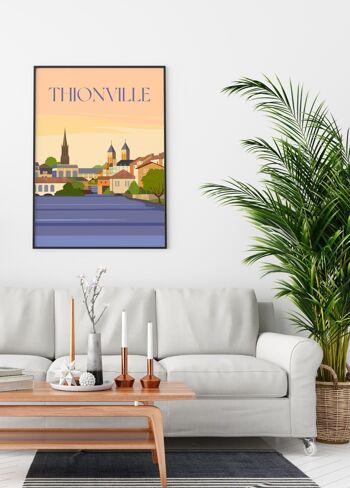 Affiche illustration de la ville de Thionville 4