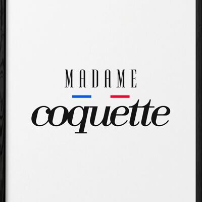 Madame Coquette-Plakat