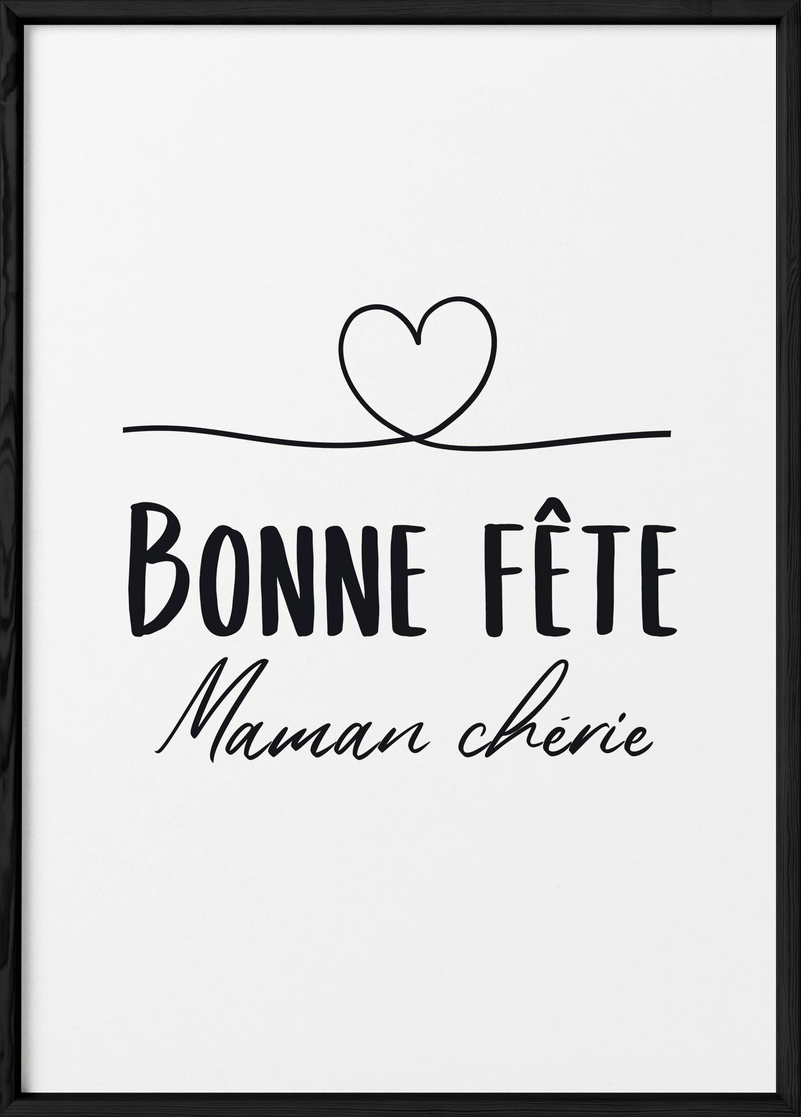 Póster "Feliz día de la madre cariño..."