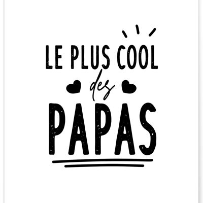 Poster "Der coolste aller Papas"