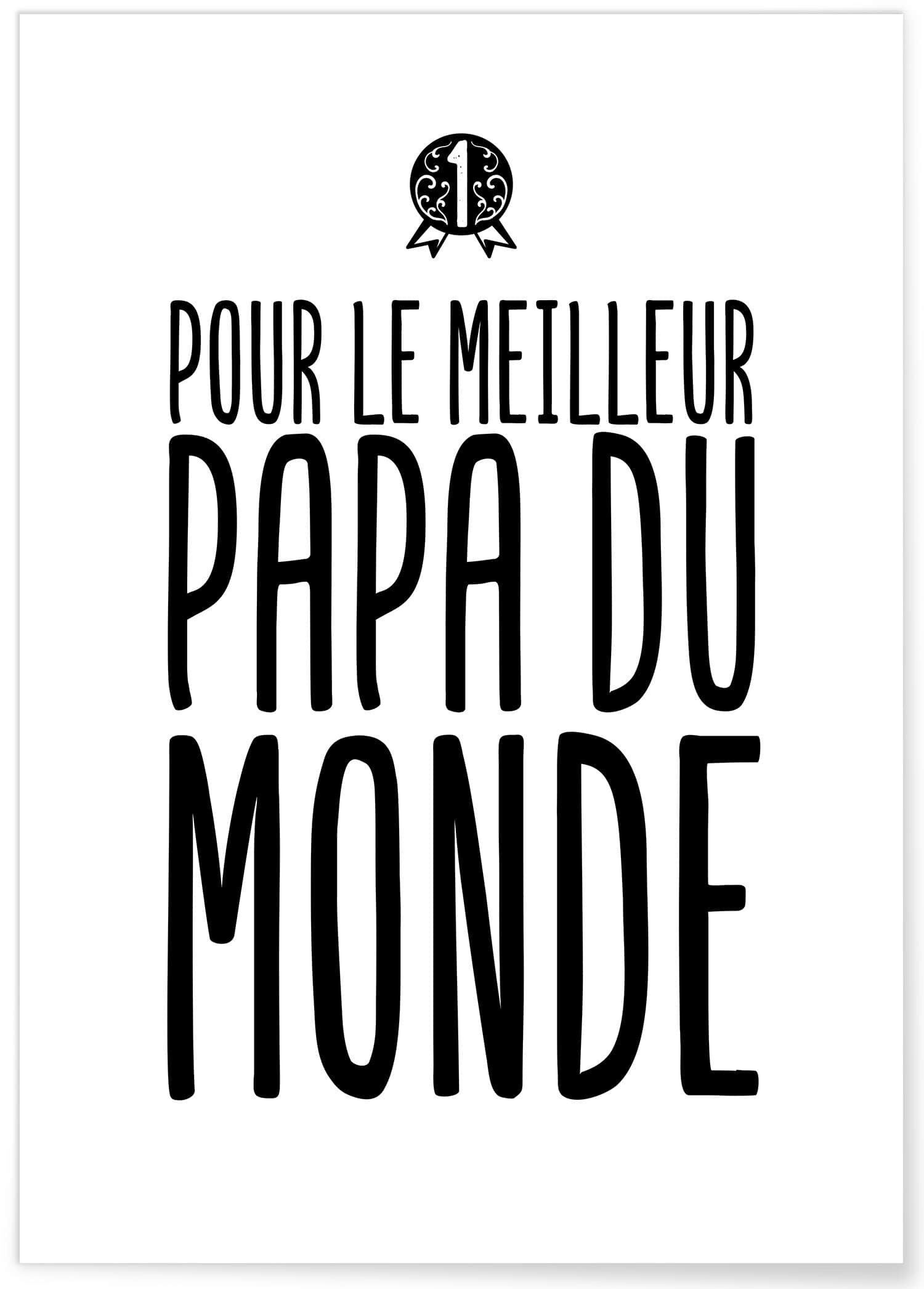 Poster "Il miglior papà del mondo"