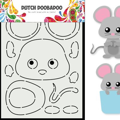 DBDD Card Art Built Up Mouse A5