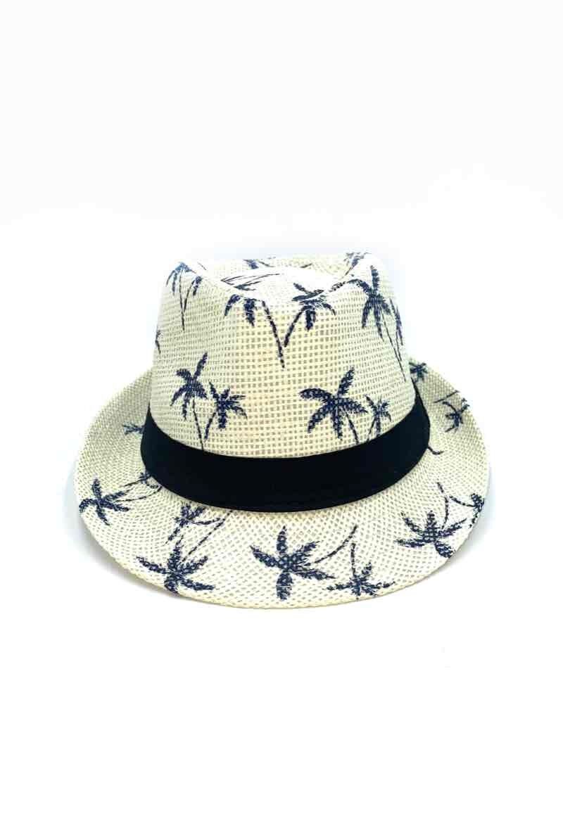 Hüte mit Blattmuster