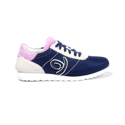 SNEAKER TANIA PELLE Blu